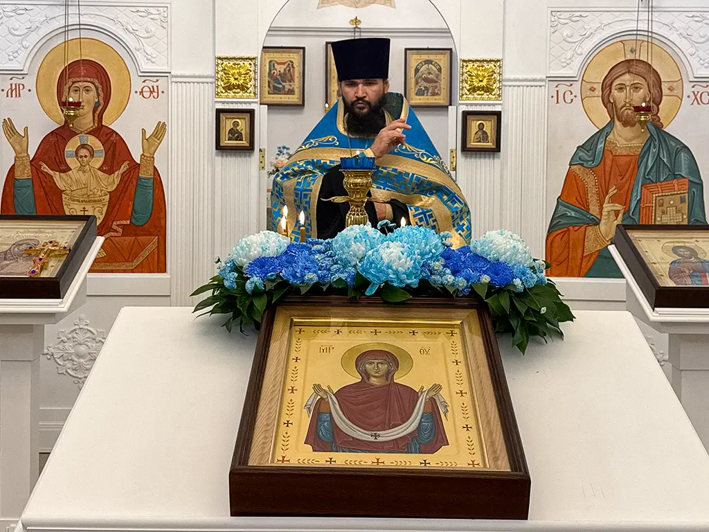 Всенощное бдение в канун праздника Покрова Пресвятой Богородицы